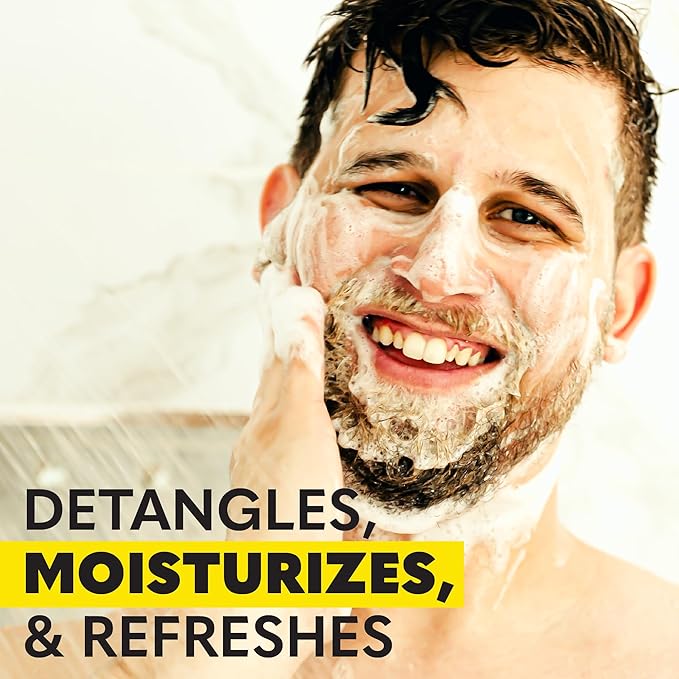The Beard Club Citrus Beard & Face Wash– All-in-One Cleanser, Softens & Nourishes Facial Hair, Hydrates & Cleans Skin, Paraben & Sulfate-Free
