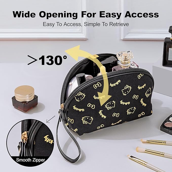 AmBealla 2PCS Cosmetic Bag Storage Purse Bag for Women,Cute Compact Travel Makeup Bag for Keys and Phone,Practical for Girls,Travel Bag for Toiletry