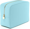 Embla Large Makeup Bag and Waterproof Nylon Travel Toiletry Bag, Large Capacity Cosmetic Zipper Pouch, Turquoise