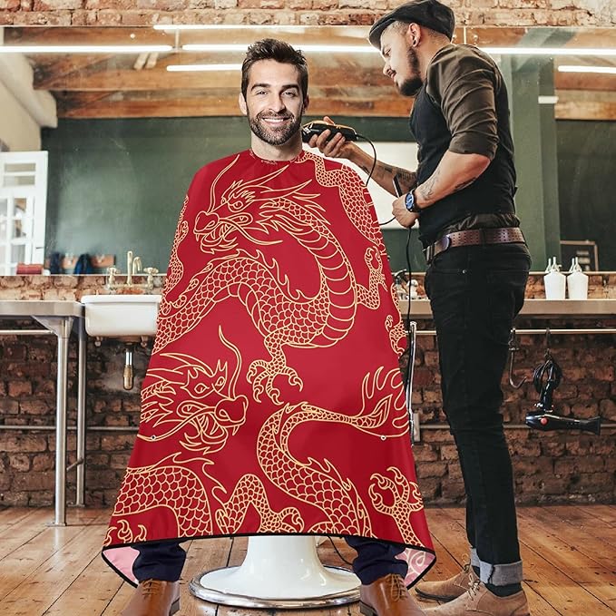 Stylish Barbershop Salon Barber Cape Haircut Cape Salon Apron Unisex Hair Cutting Apron for Men Women