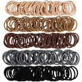 200PCS Small Hair Ties,No Crease Baby Hair Ties,Elastic Hair Ponytail Holder Hair Accessories for Baby Girls Infants Toddlers Kids,Neutral Color