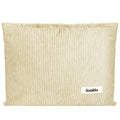 ZLFSQR Corduroy Makeup Bag for Women Small Corduroy Cosmetic Bag Large Cute Travel Makeup Pouch for Purse White Cloth Cosmetic Pouch Zipper Storage Organizer Canvas Toiletry Bags
