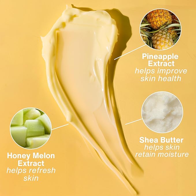 HEMPZ Body Lotion - Sweet Pineapple and Honey Melon - Daily Moisturizing Cream - 17oz