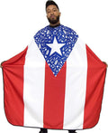 King Midas Puerto Rico Flag Barber Cape Boricua Hair Cutting Cape