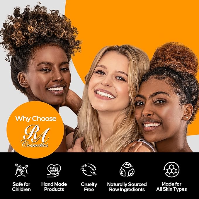 RA Cosmetics Pure Shea Butter, Unscented - 12oz | 100% Pure and Natural African Shea Butter for Men & Women - Handcrafted Moisturizer with Essential Vitamins for Radiant Skin, Thicker Hair & Soft Lips
