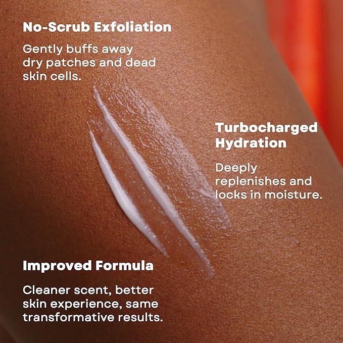 AmLactin Daily Nourish Therapeutic Body Lotion for Dry Skin - No-Scrub Exfoliator and Moisturizer 12% Lactic Acid Lotion,14.1 oz (Packaging May Vary),(Pack of 2)