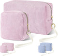 Tampon Holder for Purse, Corduroy Period Bag Sanitary Napkin Storage Bag for Girls Womens, Portable Feminine Emergency Pad Period Pouch(Pink)