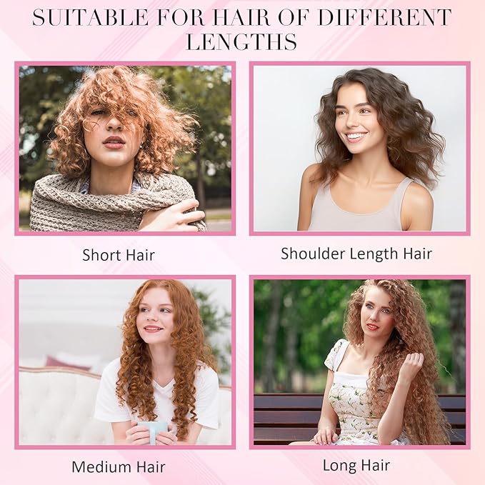 Heatless Curling Rod Headband, Heatless Hair Curler Overnight for Long Short Hairs No Heat Overnight Curls with Thin Curlers to Sleep In for Long Hairs (Gold)