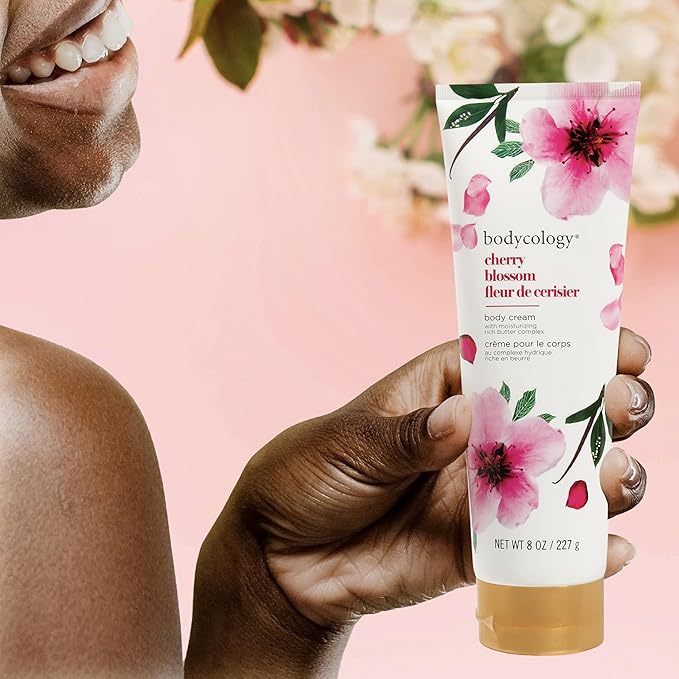 Bodycology Shea Butter Body Cream, Cherry Blossom, 8 oz