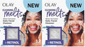 Olay Cleansing Melts + Retinol Face Cleanser, 12ct, Water-Activated Face Wash Cleans, Tones, and Refreshes Skin, (Pack of 2)
