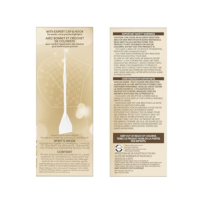 Clairol Nice'n Easy Frost & Tip Original Hair Dye, Light Blonde to Medium Brown Hair Color, Pack of 2