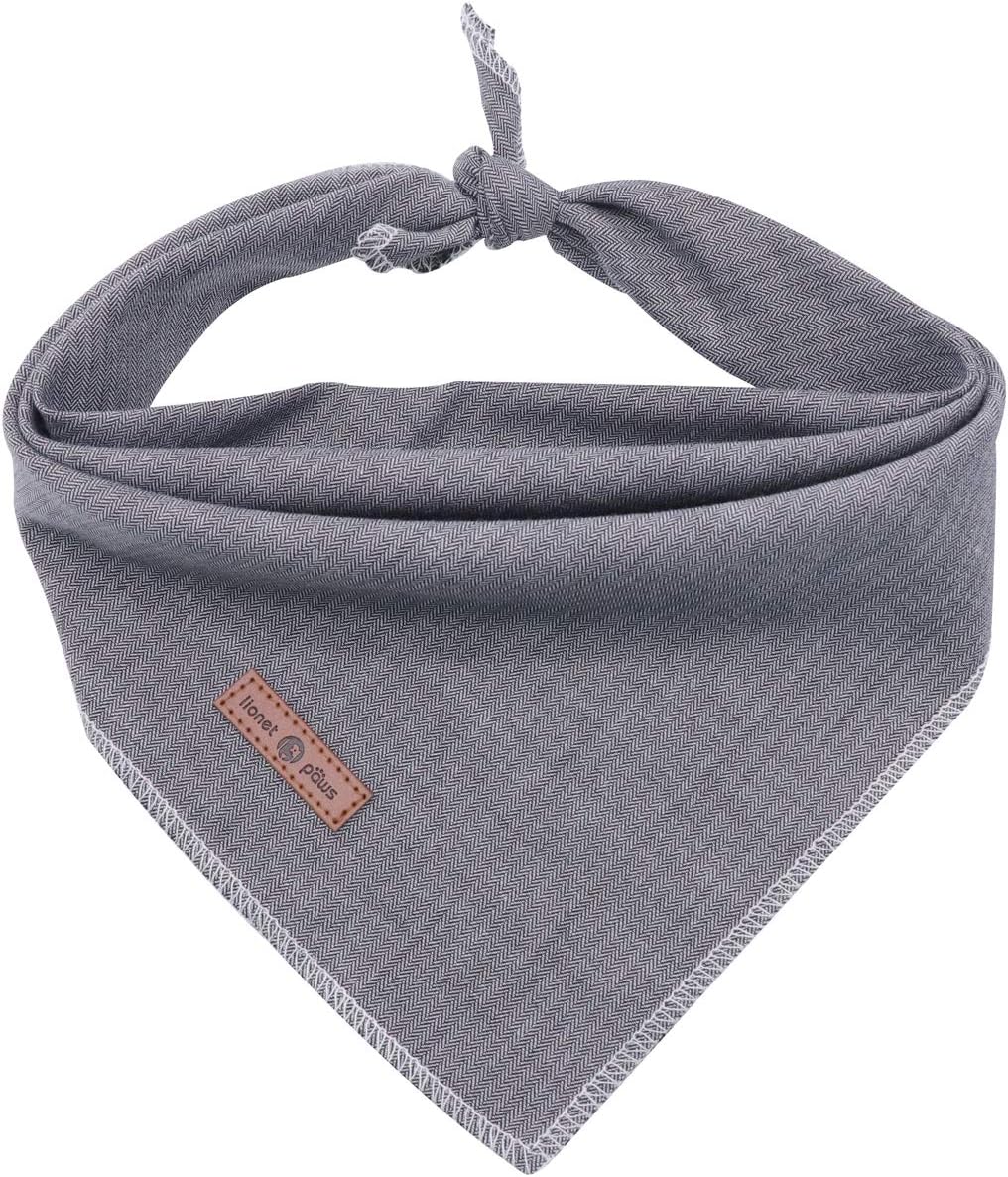 Lionet Paws Dog Bandana for Small Medium Large Dogs, Cat Dogs Kerchief Triangle Bibs Scarf for Girl or Boy