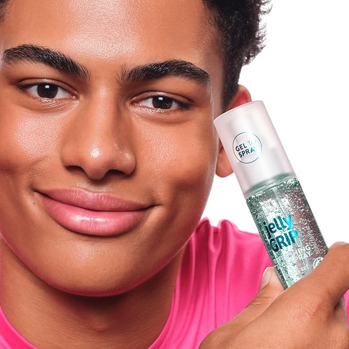 essence | Jelly Grip Refreshing Aloe Spray | Hydrating Gel-to-Mist with Aloe Vera for a Fresh, Glowy Finish | Preps, Sets & Refreshes Makeup | Vegan & Cruelty-Free