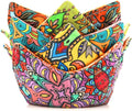 Cotton Microwavable Bowl Cozy, Microwave-Safe Hot Bowl Holders, Soup Bowl Cozy Bowl Hot Pads (D)