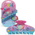 Lisa Frank x Kitsch Glitter Hair Clip for Women – Secure Hold Claw Clip | Sparkly Hair Accessories with Strong Grip, Recycled Acrylic | Ideal Gifts for Women - Dancing Dolphins