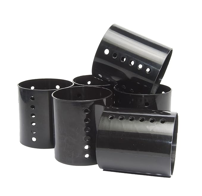 Diane Magnetic Roller, Black, 2-1/2 Inch, 6 Count