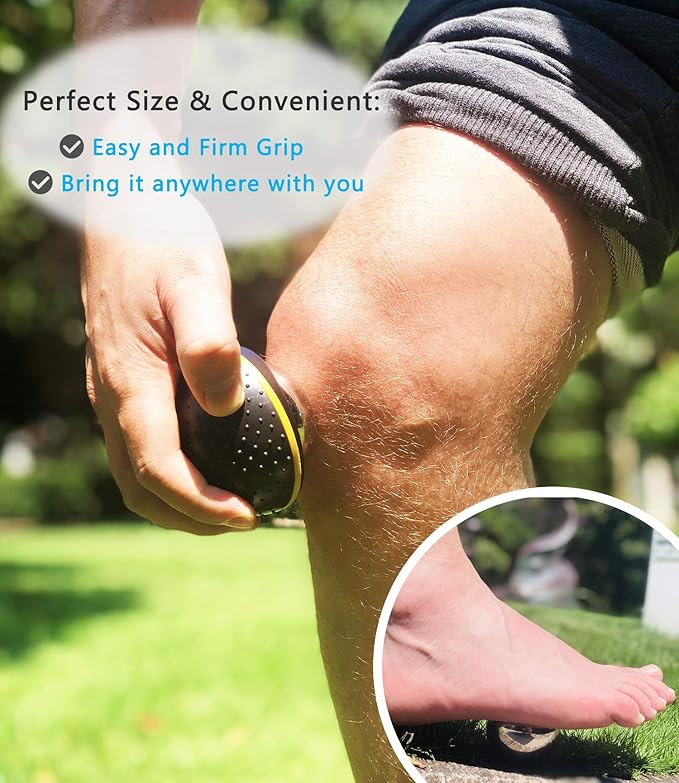 gogogox Cryosphere Cryo Cold Massage Roller Ball, 60mm Ice Roller for Sore Muscle Relief - Plantar Fasciitis Deep Tissue Massager, Cold Therapy Non Electric Hand Held Foot Hip Leg Massage Ball Roller