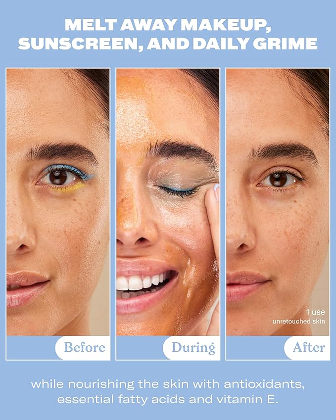 Then I Met You Living Cleansing Balm, Makeup Remover, Cleansing Oil, Face Cleanser, Melts Makeup & Sunscreen, Non-Stripping Zero Residue Oil Cleanser, First-Step Clean Vegan Korean Skincare