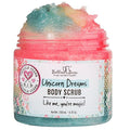 Bella & Bear Unicorn Dream Body Scrub - Vegan, Cruelty-Free, Paraben-Free Exfoliating Sugar Scrub for Smooth Skin - Mango, Pineapple & Vanilla