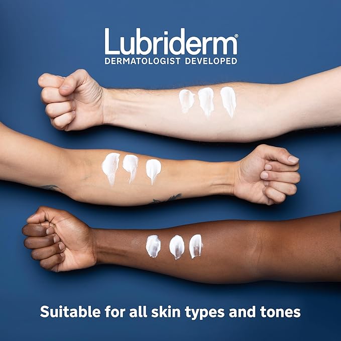 Lubriderm Advanced Therapy Fragrance Free Moisturizing Hand & Body Lotion + Pro-Ceramide, Intense Hydration for Itchy, Extra Dry, & Sensitive Skin, Non-Greasy, Hypoallergenic, 24 fl. oz