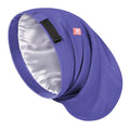 Large Satin Bonnet for Men Sleeping: Loc Cap Dreadlocks for Curly Braids, Silky for Frizzy Hair Smooth Dark Blue