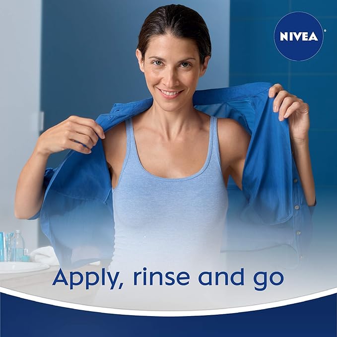 NIVEA Nourishing In Shower Lotion,Body Lotion for Dry Skin,13.5 Fl Oz Bottle,(Pack of 6)