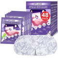 XPCARE 48 Pack Steam Eye Masks for Dry Eyes, Self Heated Steam Warm Eye Mask, Disposable Heated Eye Mask for Dark Circles, Puffy Eyes, Relief Stress Eye Fatigue（Lavender）