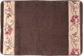 Zahari Home Larrisa Floral Bathroom Rug Luxury Bath Rug Washable Contemporary Decor Beautiful Shower Mat Unique Design Stylish Non Slip Shower Mat Flower Bath Rug Bath Shower Tub Decor