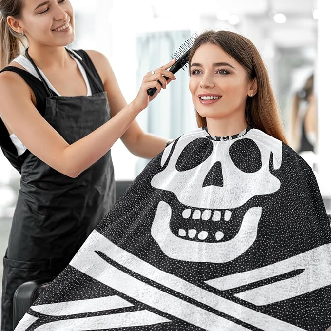 visesunny Professional Barber Cape Polyester Hair Cutting Clippings Catcher Grooming Cape Apron for Shaving Trimming For Men