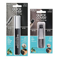 RED by Kiss Quick Cover Gray Hair Touch Up, Root Touch Up, Moisturize and Shine, Brush Type & Stick Type Set (Jet Black)