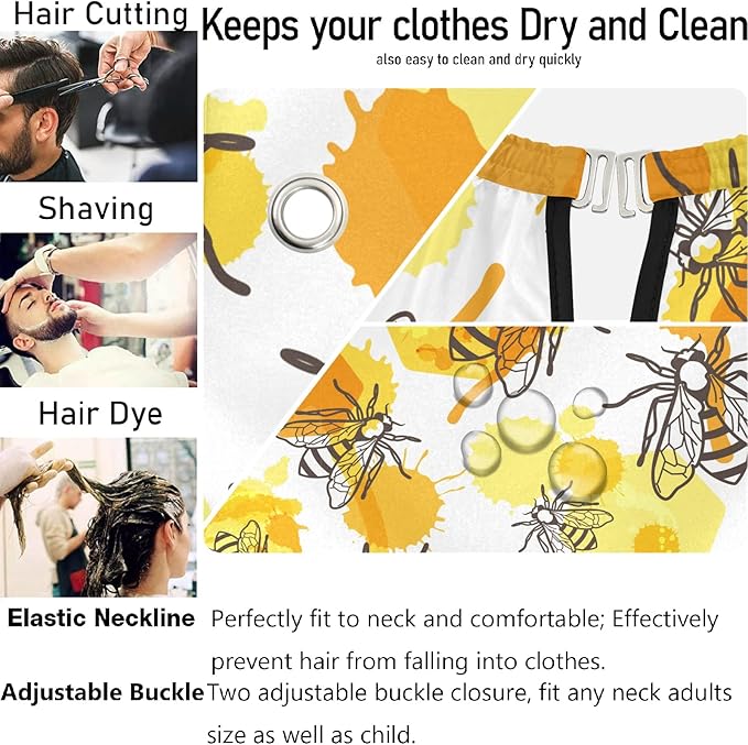 Stylish Barbershop Salon Barber Cape Haircut Cape Salon Apron Unisex Hair Cutting Apron for Men Women