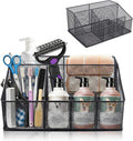 Universal Pet Grooming Supplies Organizer, 6-Compartment Mesh Wire Dog Storage Organizer for Grooming Supplies, Cat Blanket, Shampoo, Trimmer, Clipper, Brush