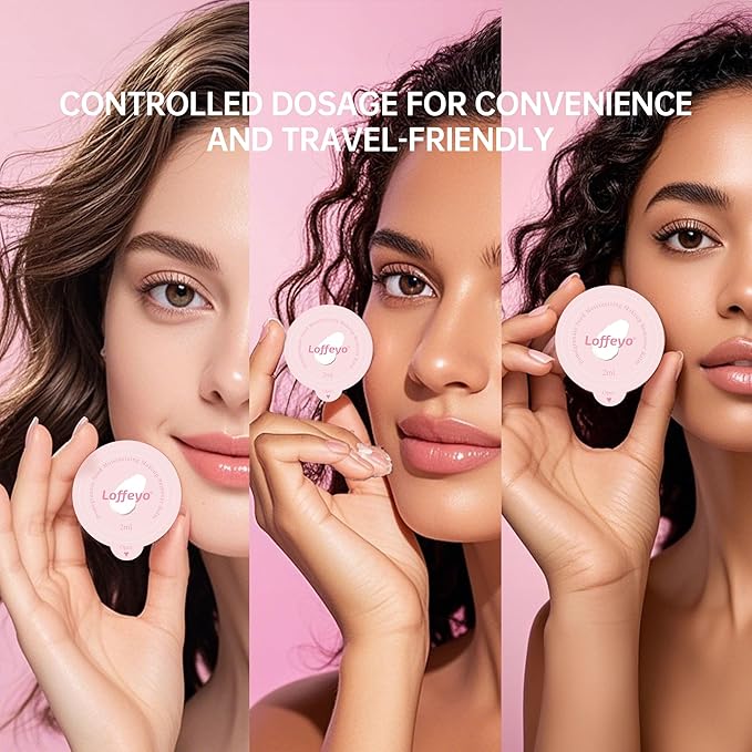 30PCS Travel Mini Size Cleansing Balm, Makeup Remover Balm, Individually Wrapped Pods, Gentle & Hydrating with Pomegranate Extract, Leak-Proof & Travel-Friendly, For All Skin Types, Hotel Use