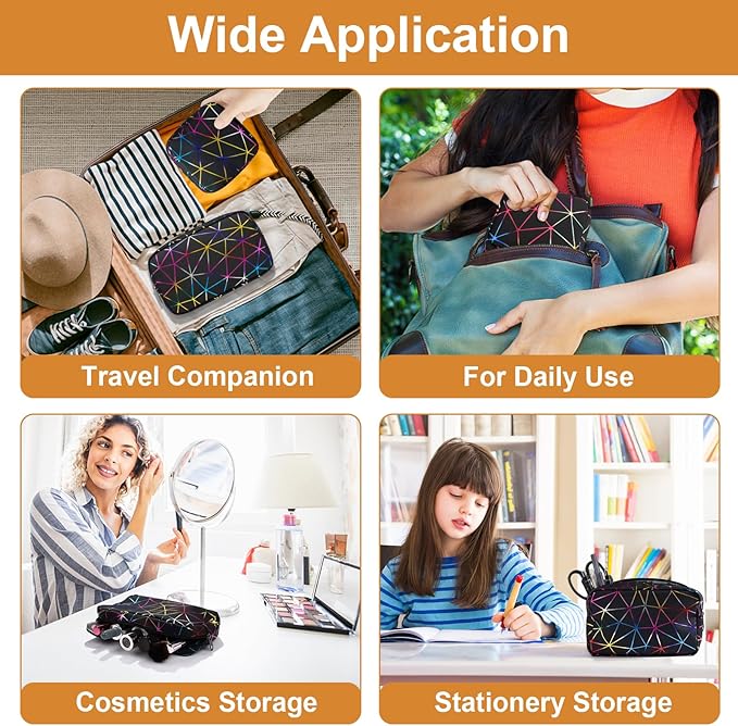 Period Bag for Teen Girls, Leather Sanitary Napkin Storage Bag, Portable Menstrual Pad Bag Period Pads Pouch, Small Make Up Bags