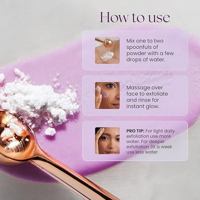 Prakti PritiPolish Instant Glow Exfoliator, Gentle Facial Scrub Clears & Minimizes Pores, Instantly Smooths & Softens with Natural AHAs, 1 oz