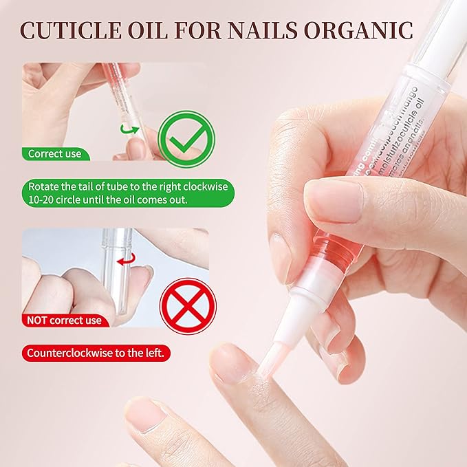 8Pcs Nail Cuticle Oils Nail Nutrition Oil Pen Nail Nourishment Pens 8 Smell Cuticle Nourish Skin Nail Care (8pcs)