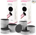 Replaceable Sandpaper for Electric Foot File: 120 Pcs/2 Box Feet Grinder for Skin and Callus Remover - 80/180 Grit Fine Sandpaper Refill Discs for Spa Home Salon