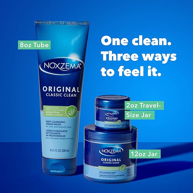 Noxzema Classic Clean Cream, Original Deep Cleansing 12 oz