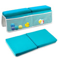 Baby Bath Kneeler and Elbow Rest Pad Set, Bathtub Kneeling Pad, Baby Accessories for Bath, Relieve Your Knees and Elbows