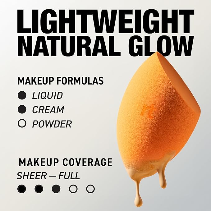 Real Techniques Miracle Complexion Beauty Sponge Makeup Blender, Set of 4