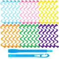 30 Pieces Hair Curlers Kit for Women and Girls, Wave Style Spiral Curls No Heat Rollers with Hooks for Long Hairstyles (30 cm/ 11.8 Inch)