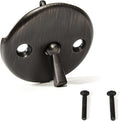 PermaFLOW PF WaterWorks PF0960-ORBBath Tub/Bathtub Drain Trip Lever Overflow Face Plate with Matching Screw for Waste and OverflowOil Rubbed Bronze