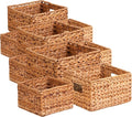 Honey-Can-Do Banana Leaf Storage Baskets –Water Hyacinth Woven Basket,Decorative Baskets for Shelves,Basket for Gifts,Closet,Pantry,and Home Organization,Set of 3,Multi-Size,(Pack of 3)