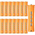 60 Pcs Perm Rods for Long Hair, Cold Wave Perm Rods Set for Women's Long & Short Plastic Curling Rollers for Hair Curling and DIY Hairdressing Styling Tool（0.86 x 3.22 inches）