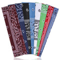 8 Pack Headbands for Women Non Slip - Stylish Sports Hair Bands for Women's Hair - Soft Cotton Cloth Stretchy Headbands for Women for Yoga, Outdoor Exercise Running