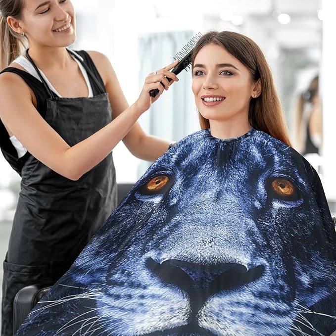 visesunny Professional Barber Cape Polyester Hair Cutting Salon Cape Apron Anti-Static Beard Bib