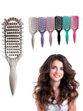 Curl Defining Brush,2026 Vented Hair Brush for Detangling Styling,Curl Defining Brush,Shaping And Defining Curls For Women And Men(Off White)