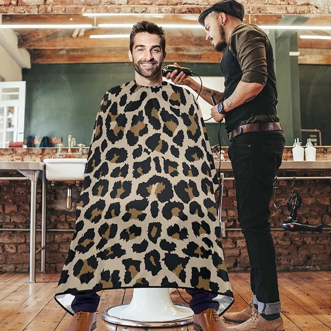 visesunny Professional Barber Cape Polyester Hair Cutting Salon Cape Apron Anti-Static Beard Bib Grooming Apron