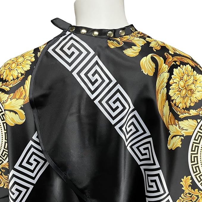 Barber Capes for Men Hair Cutting Salon Capes with Snaps Hairdresser Gown Stylist Cape- 63”× 56”