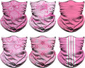 Venswell Neck Gaiter Face Mask Men Women,Seamless Bandana Rave Face Cover Scarf Mask,Balaclava,Headband, Head Wrap,Headwear